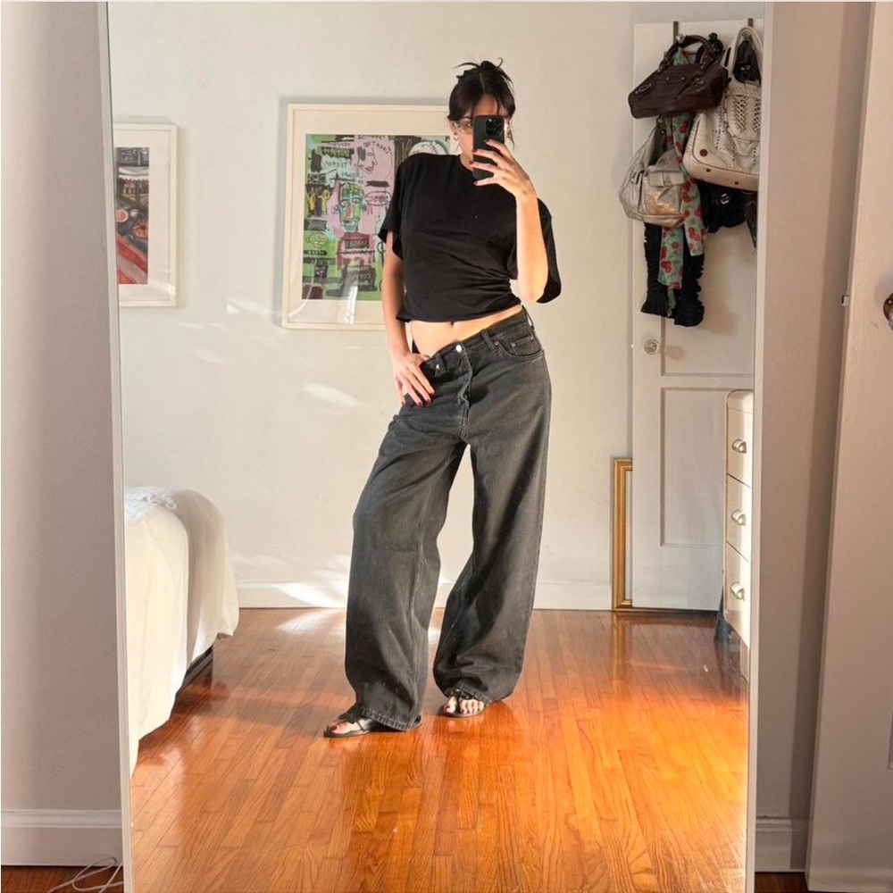 Weekday black Astro jeans